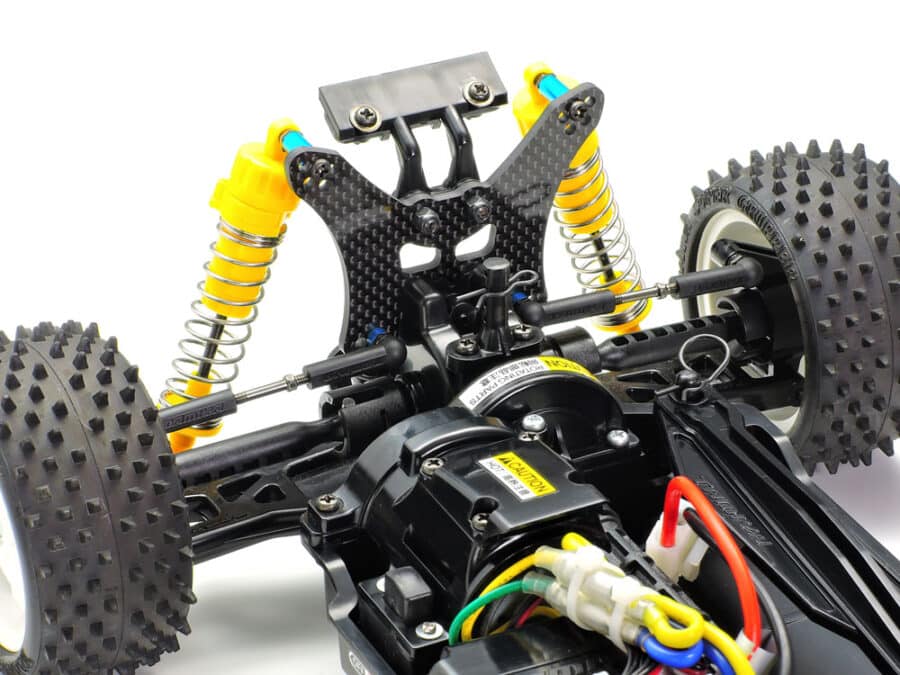 Tamiya 54754 TT-02B Carbon Damper Stays (Front & Rear)：圖片 5