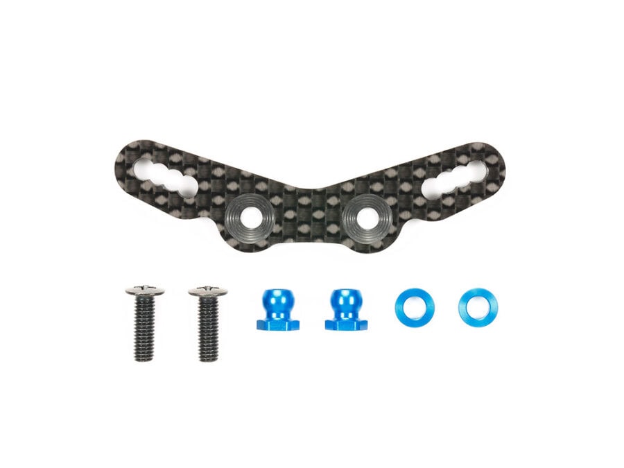 Tamiya 54909 M-08 Concept Carbon Damper Stay Set (for TRF Dampers)：圖片 1