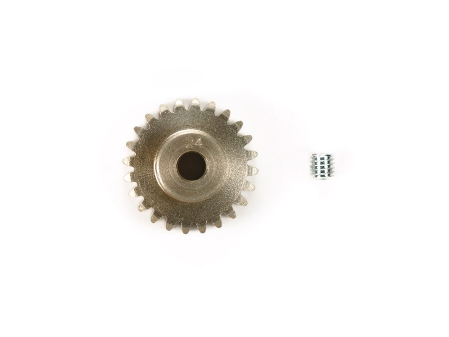 Tamiya 54771 RC Hard Coated Pinion Gear 06 Module Aluminum (24T) Hop-Up Parts：圖片 1