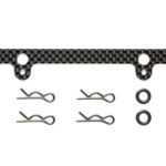 Tamiya 54783 Touring Car Carbon Body Mount Crossmember (Rear)