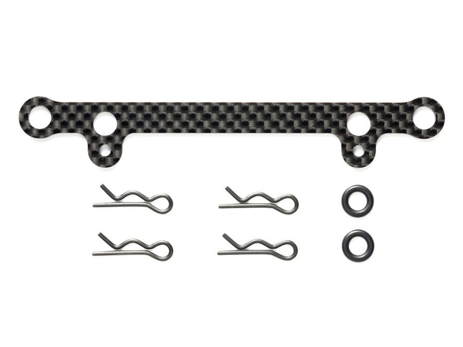Tamiya 54783 Touring Car Carbon Body Mount Crossmember (Rear)：圖片 1