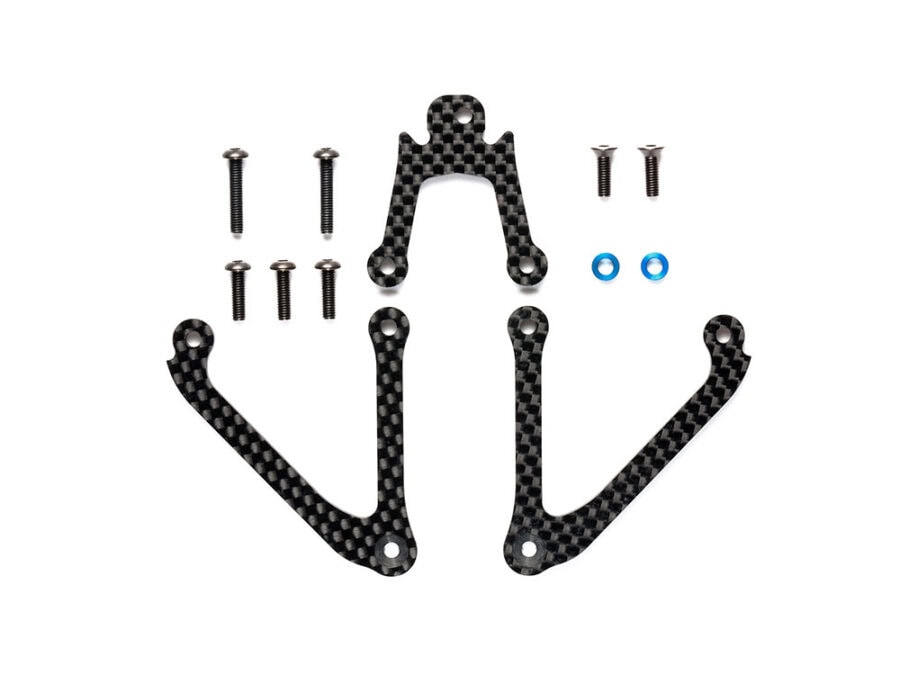 Tamiya  54788     TA07 Carbon Stiffeners (Front)：圖片 1