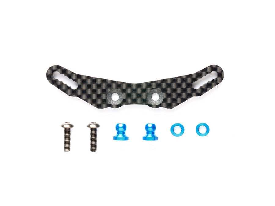 Tamiya 54803 TB-05 Carbon Damper Stay (Front)：圖片 1