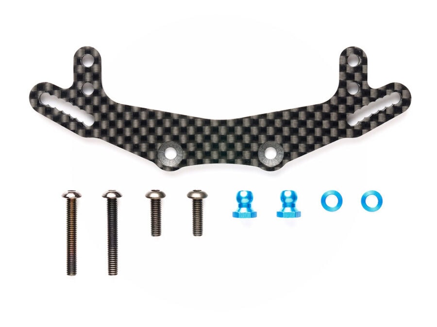Tamiya 54804 TB-05 Carbon Damper Stay (Rear)：圖片 1