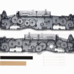 Tamiya 54807 G6-01 D Parts (Chassis) (Clear Gray)