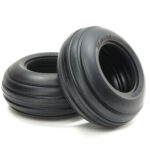 Tamiya 54865 Ribbed Front Bubble Tires (Soft/2pcs.)