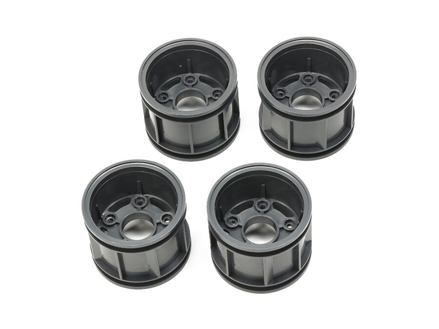 Tamiya 54873 WR-02CB T Parts (Wheel Rims) (Deep Gray)：圖片 1