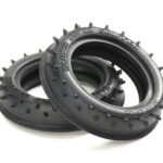 Tamiya 54896 2WD Front Rib-Spike Tires (60/14)