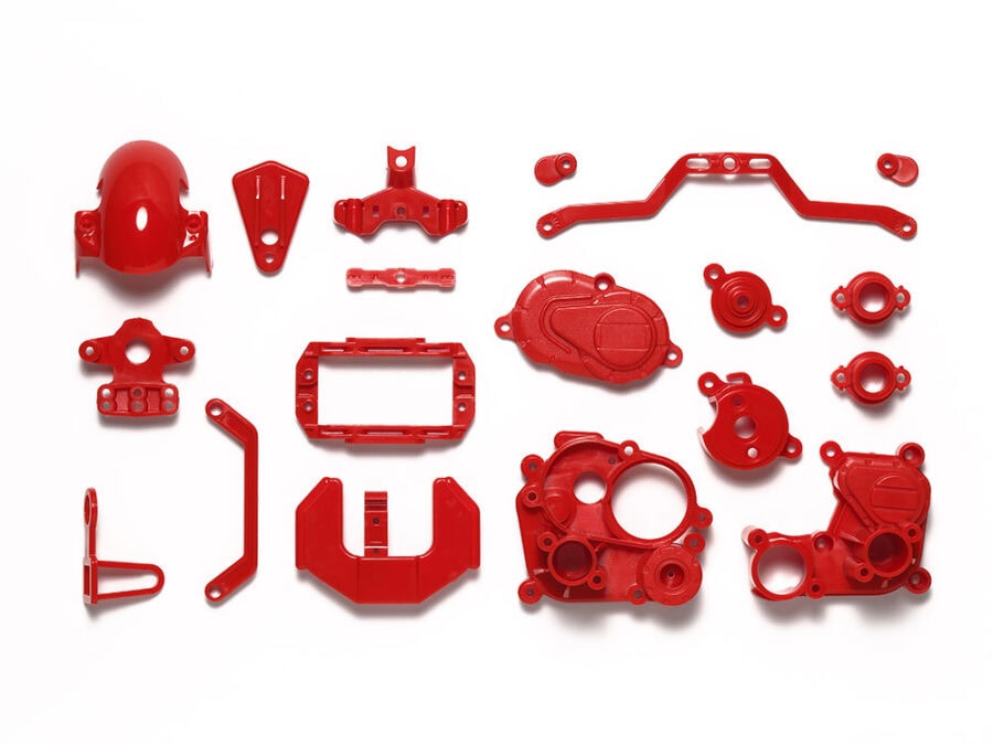 Tamiya 54916 T3-01 A Parts Red：圖片 1