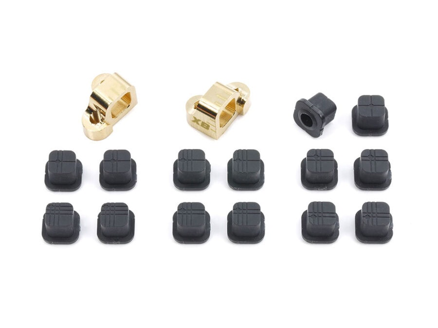 Tamiya 54938 RC Brass Adjustable Separate Suspension Mounts (XB)：圖片 1