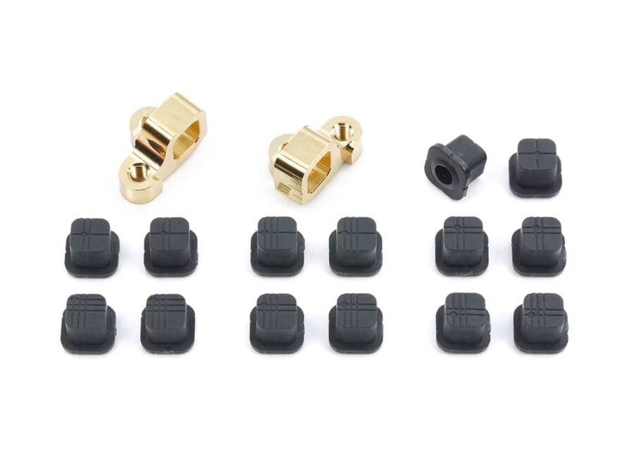 Tamiya 54940 RC Brass Adjustable Separate Suspension Mounts (E)：圖片 1
