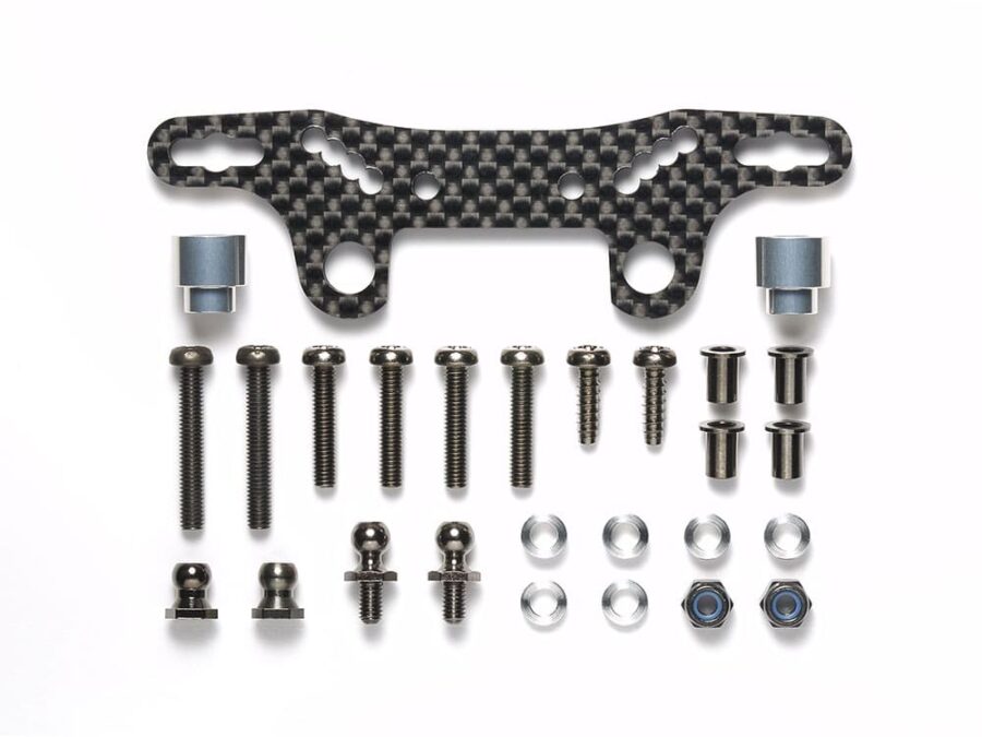 Tamiya 54947 TT-02 Carbon Damper Stay II (3.5mm Thick)：圖片 1
