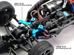 Tamiya 54958 TC-01 Aluminum Steering Arms (L/R)：圖片 2