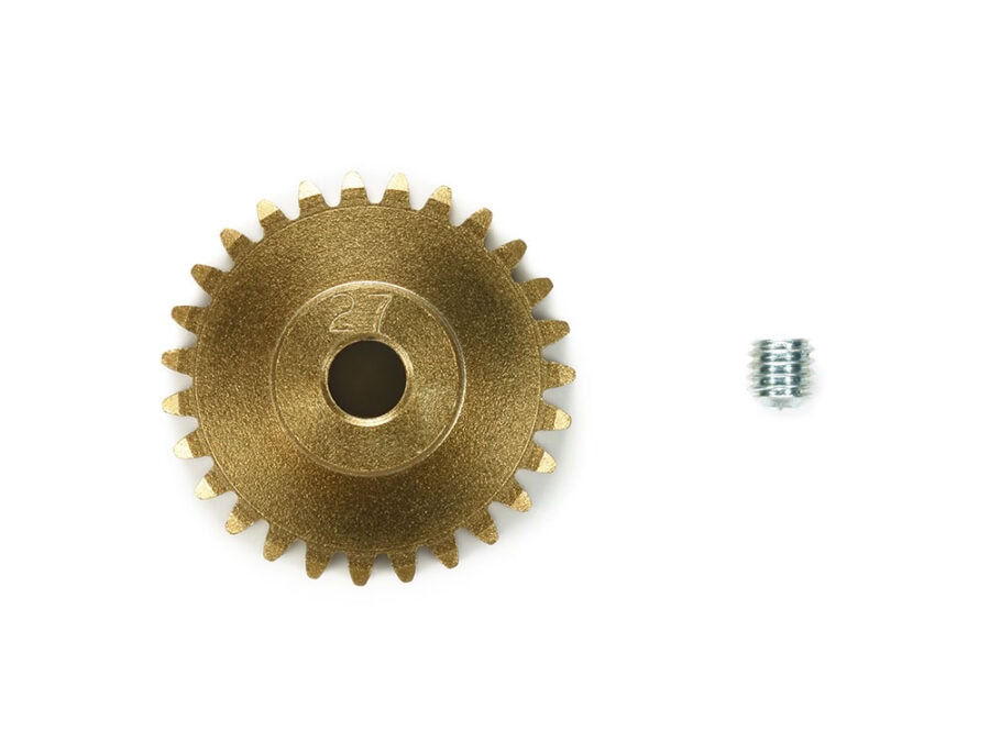 Tamiya 54981 06 Module Hard Coated Aluminum Pinion Gear (27T)：圖片 1