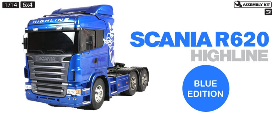 Tamiya 56327 1/14 RC Scania R620 Highline - Blue Edition：圖片 2