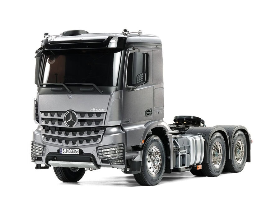 Tamiya 56359 1/14 Mercedes-Benz Arocs 3363 6x4 ClassicSpace (Light Gun Metal Edition)：圖片 1