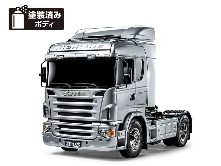 Tamiya 56363 1/14 RC Scania R470 High Line (Silver Edition) Full Operation Set：圖片 1