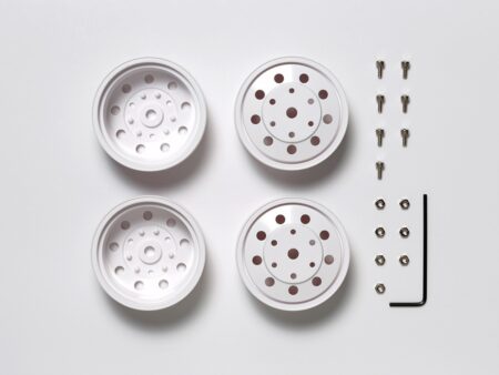 Tamiya 56542 RC Truck Rear Wheels (22mm Width) White