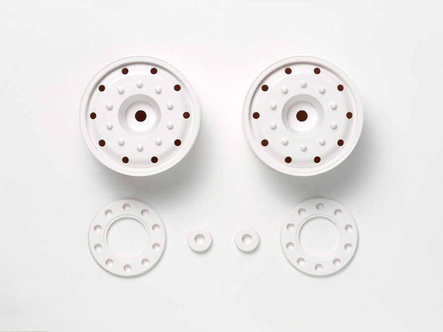 Tamiya 56543 Wheels (30mm/Hex/Whi) *2：圖片 1