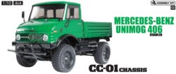 Tamiya 58457-Esc 1/10 RC Mercedes-Benz Unimog 406 Series U900 (CC-01 Chassis)：圖片 2