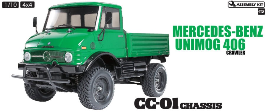 Tamiya 58457-Esc 1/10 RC Mercedes-Benz Unimog 406 Series U900 (CC-01 Chassis)：圖片 2