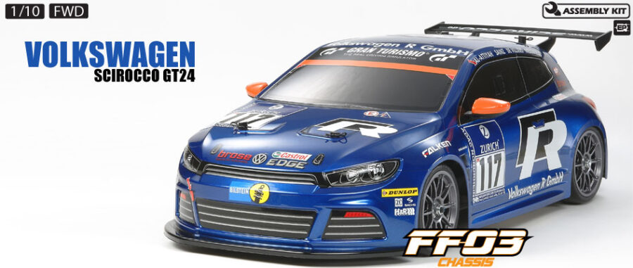 Tamiya 58505 1/10 R/C Volkswagen Scirocco GT24-CNG (FF-03)：圖片 2