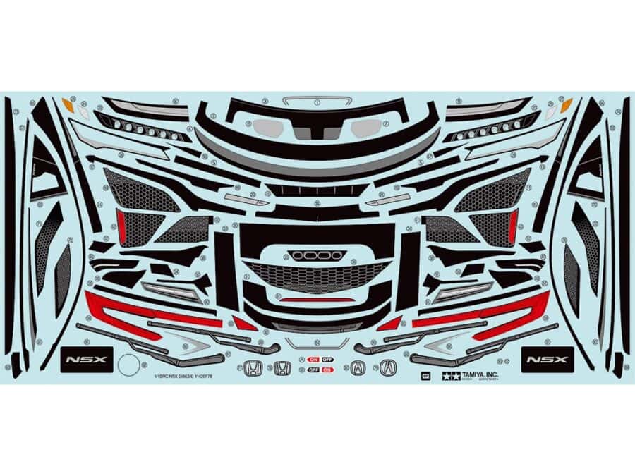 Tamiya 58634 1/10 RC NSX (TT-02 Chassis)：圖片 5