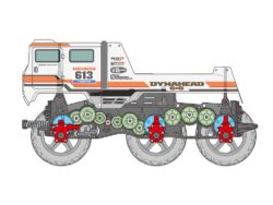 Tamiya 58660 1/18 R/C Dynahead 6x6 (G6-01TR)：圖片 8