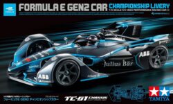 Tamiya 58681 1/10 RC Formula E GEN2 Championship Livery (TC-01 Chassis)：圖片 2