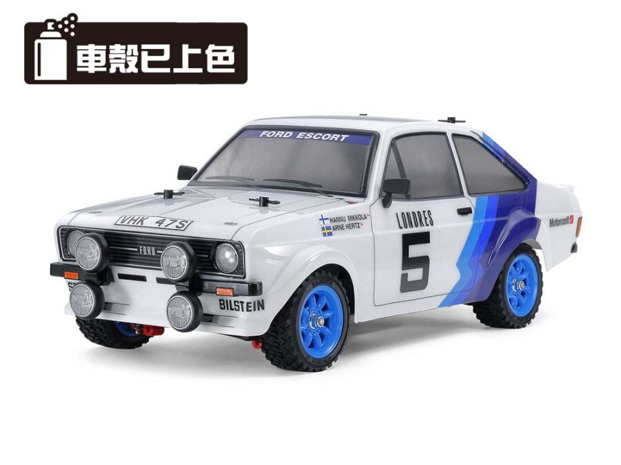 Tamiya 58687 1/10 RC Ford Escort MK.II Rally (Painted Body) (MF-01X Chassis)：圖片 1