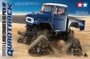 Tamiya 58704 1/12 RC Toyota Land Cruiser 40 Pick-Up QuadTrack (GF-01FT Chassis)：圖片 2