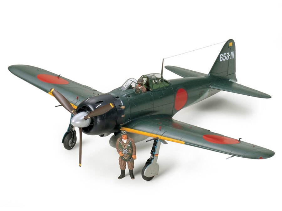 Tamiya 60318 1/32 Mistubishi A6M5 Zero Fighter Model 52 (Zeke)：圖片 1