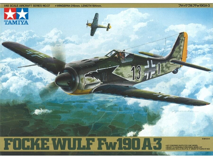 Tamiya 61037 1/48 Focke-Wulf Fw190 A-3：圖片 2