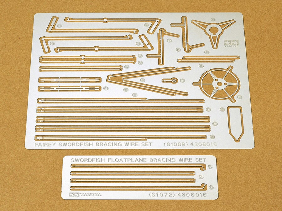 Tamiya 61072 1/48 Fairey Swordfish Mk.I Floatplane Photo-Etched Bracing Wire Set：圖片 1