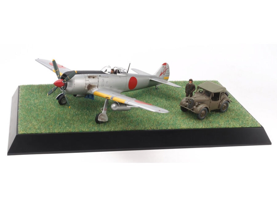 Tamiya 61116 1/48 Nakajima Hayate (Frank) & Kurogane Scenery Set：圖片 1