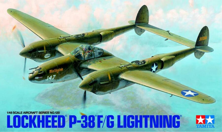 Tamiya 61120 1/48 Lockheed P-38 F/G Lightning：圖片 1