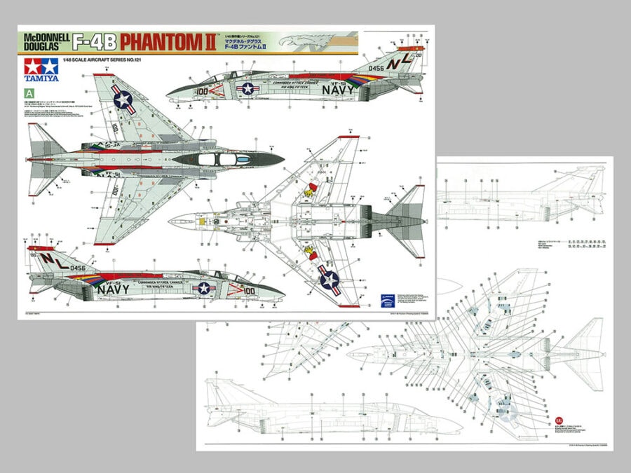 Tamiya 61121 1/48 McDonnell Douglas F-4B Phantom Ⅱ：圖片 6