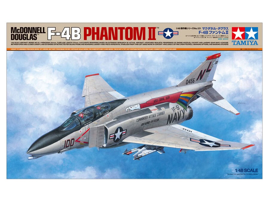 Tamiya 61121 1/48 McDonnell Douglas F-4B Phantom Ⅱ：圖片 4