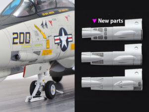 Tamiya 61122 1/48 Grumman F-14A Tomcat (Late Model) Carrier Launch Set：圖片 30