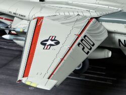 Tamiya 61122 1/48 Grumman F-14A Tomcat (Late Model) Carrier Launch Set：圖片 14