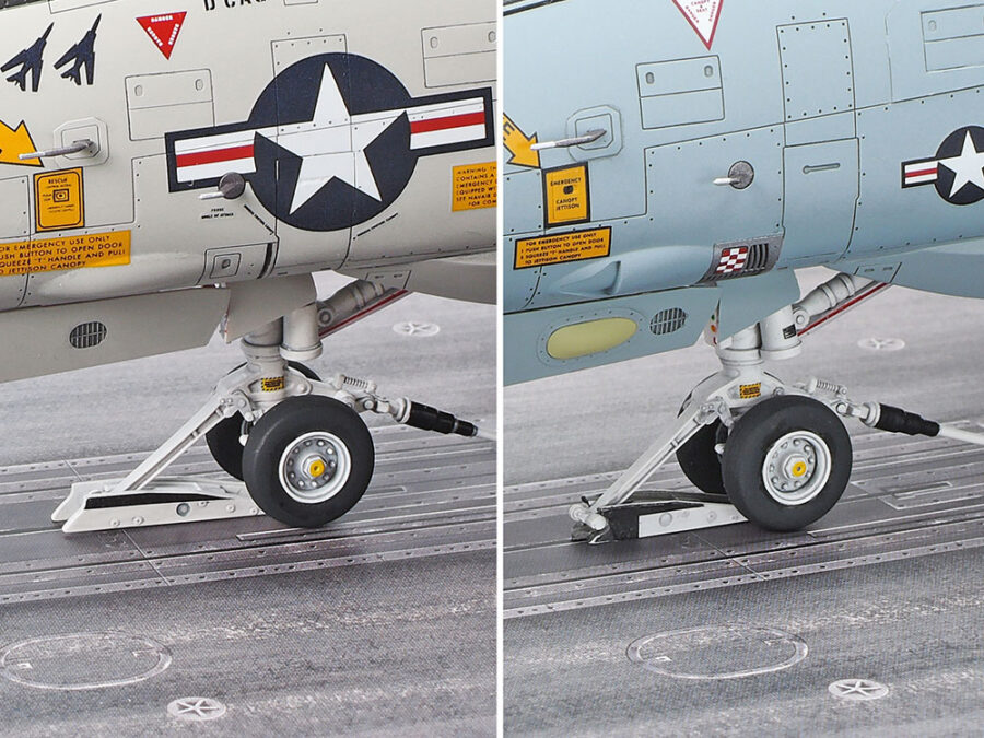 Tamiya 61122 1/48 Grumman F-14A Tomcat (Late Model) Carrier Launch Set：圖片 17