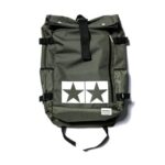 Tamiya 67269 - Khaki Tamiya x Jun Watanabe/ZOZOTOWN Tamiya Roll Top Bag/Backpack