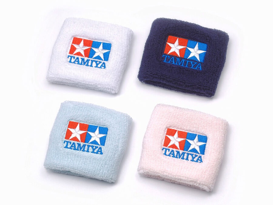 Tamiya Wristband (M/S) (White/Navy Blue/Blue/Pink)：圖片 1