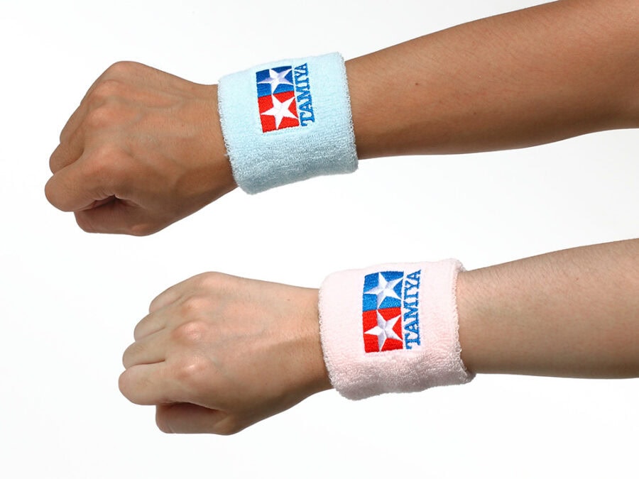 Tamiya Wristband (M/S) (White/Navy Blue/Blue/Pink)：圖片 2