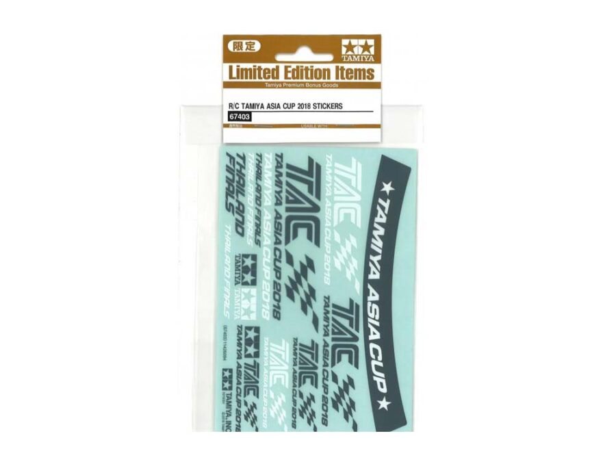 Tamiya 67403 R/C Tamiya Asia Cup 2018 Stickers：圖片 3