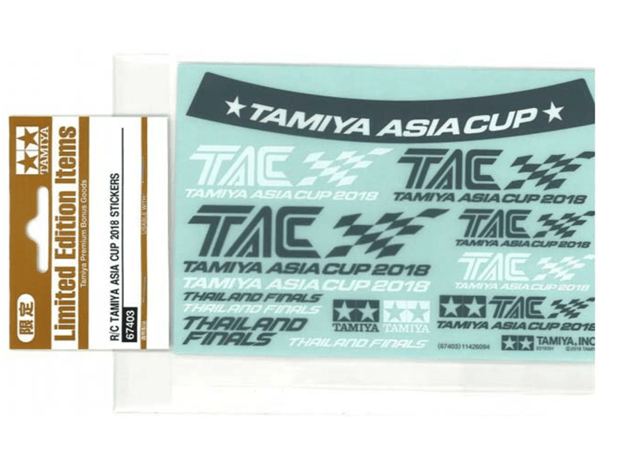 Tamiya 67403 R/C Tamiya Asia Cup 2018 Stickers：圖片 1