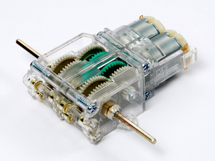 Tamiya 69910 Twin Motor Gearbox (Clear)：圖片 1