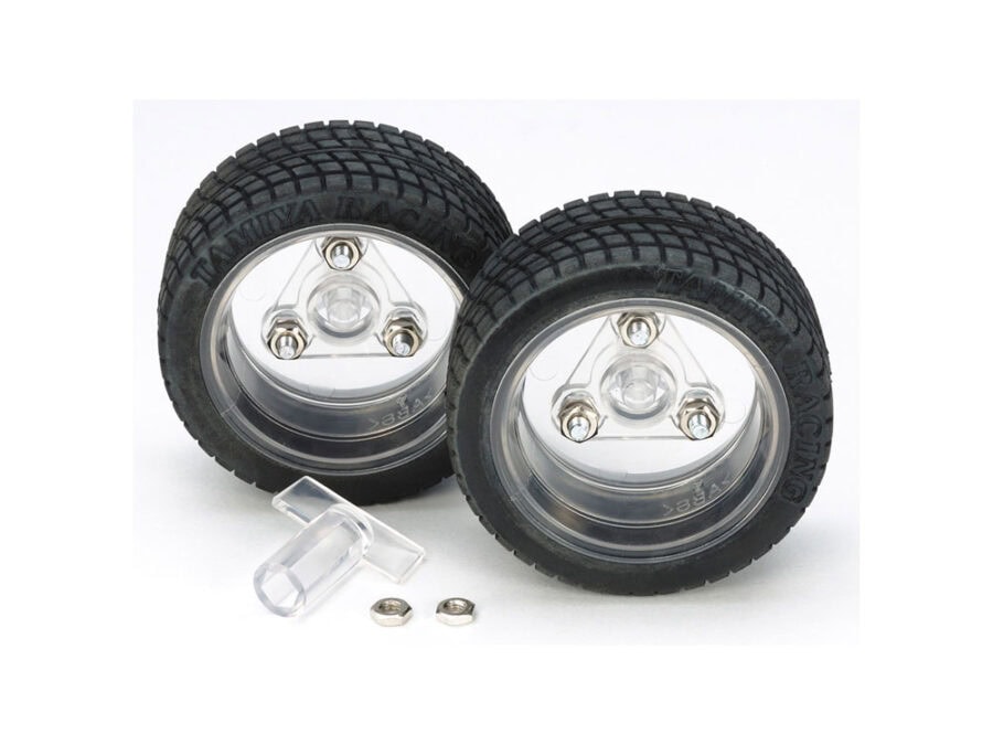 Tamiya 69916 Sports Tire Set 56mm Clr Whl：圖片 1