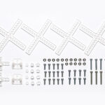Tamiya 69920 Cross Universal Arm Set (Clear)