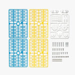 Tamiya 69925      L-Chain(BluYel) Sprocket(Whi)